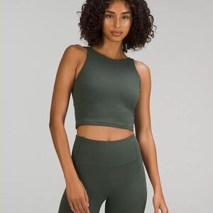 Laugh high neck tank